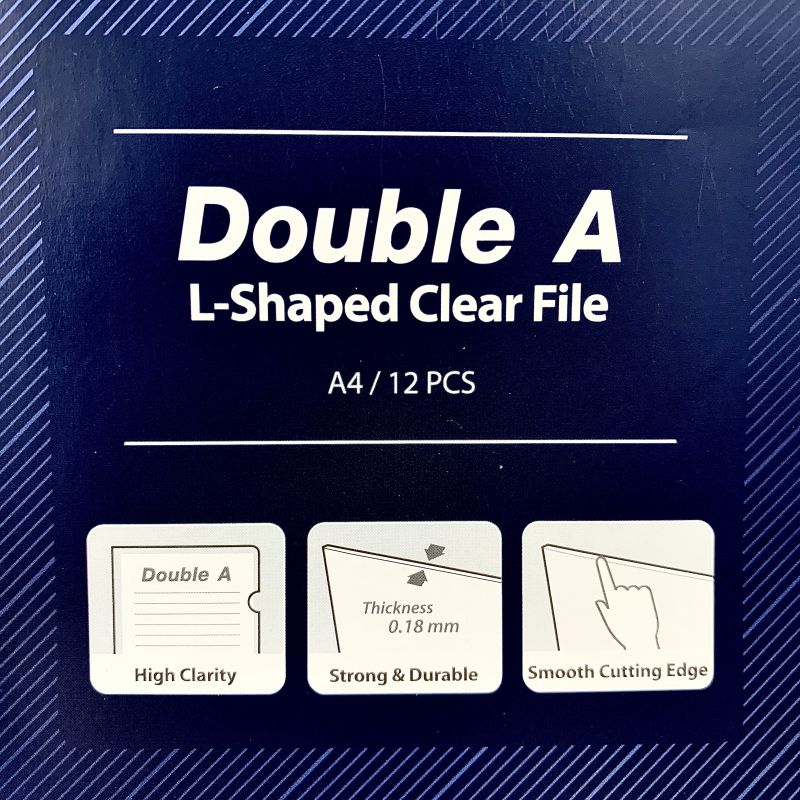5. Bìa Lá Double A A4 Dày 0.18mm – Màu Trong