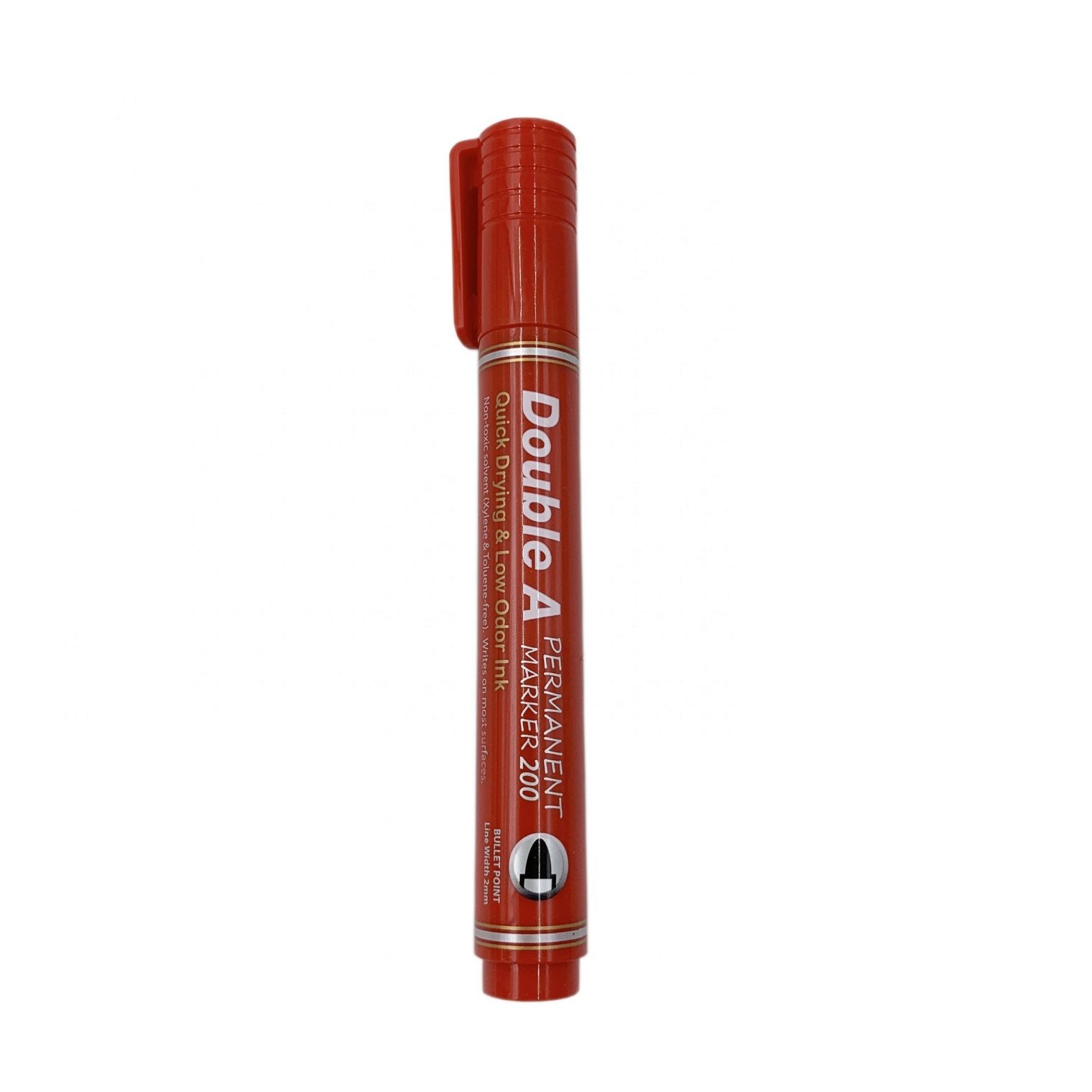 Bút Lông Dầu Double A Ngòi 3mm – Đỏ