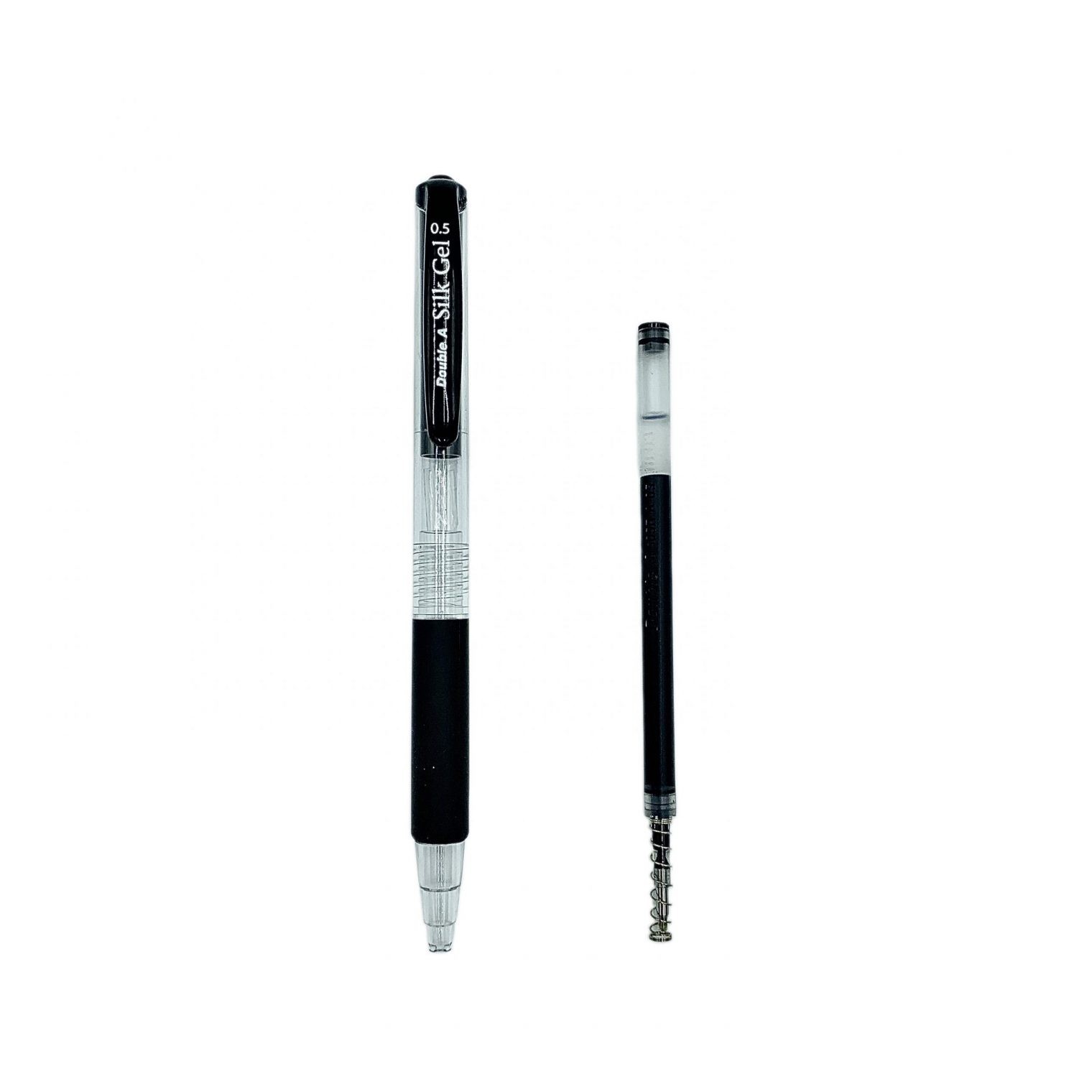Bút Bi Double A Mực Gel Ngòi 0.5mm – Đen