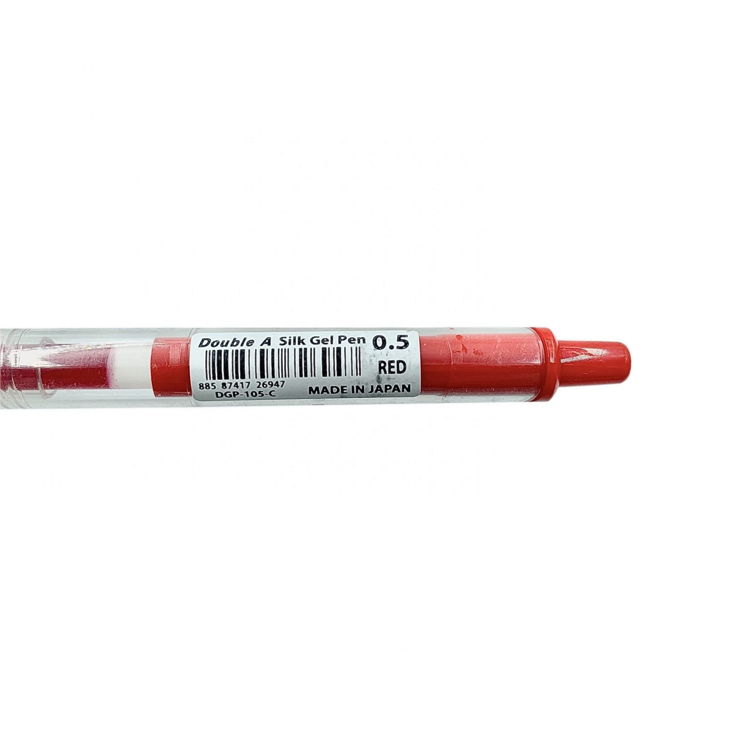 Bút Bi Double A Mực Gel Ngòi 0.5mm – Đỏ